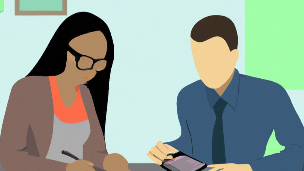 Two Accountants discussing the pros and cons of being a Filipino Contractor