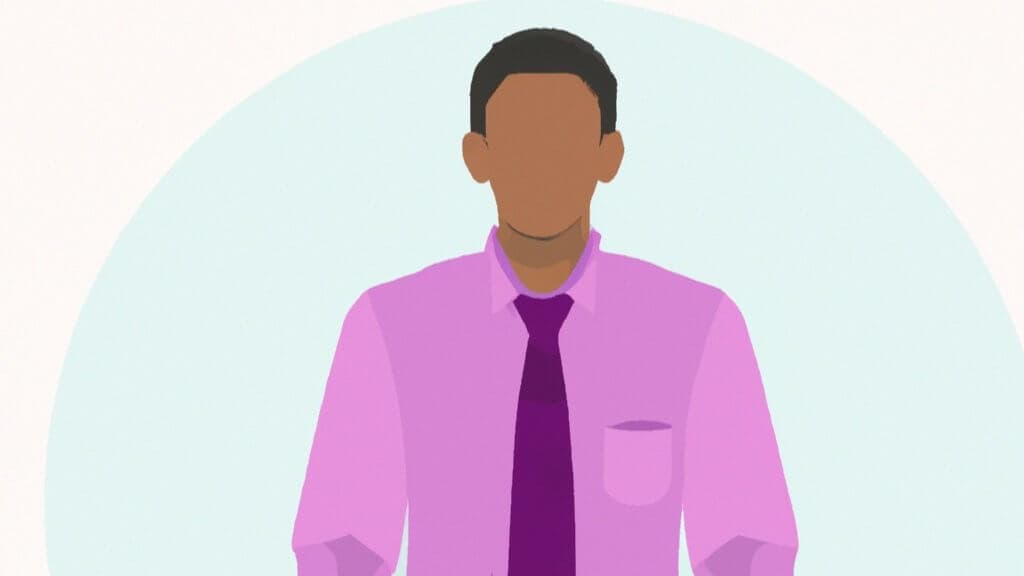 A Filipino accountant in a pink suit. You may be wondering if you should hire them as contractors vs employees.