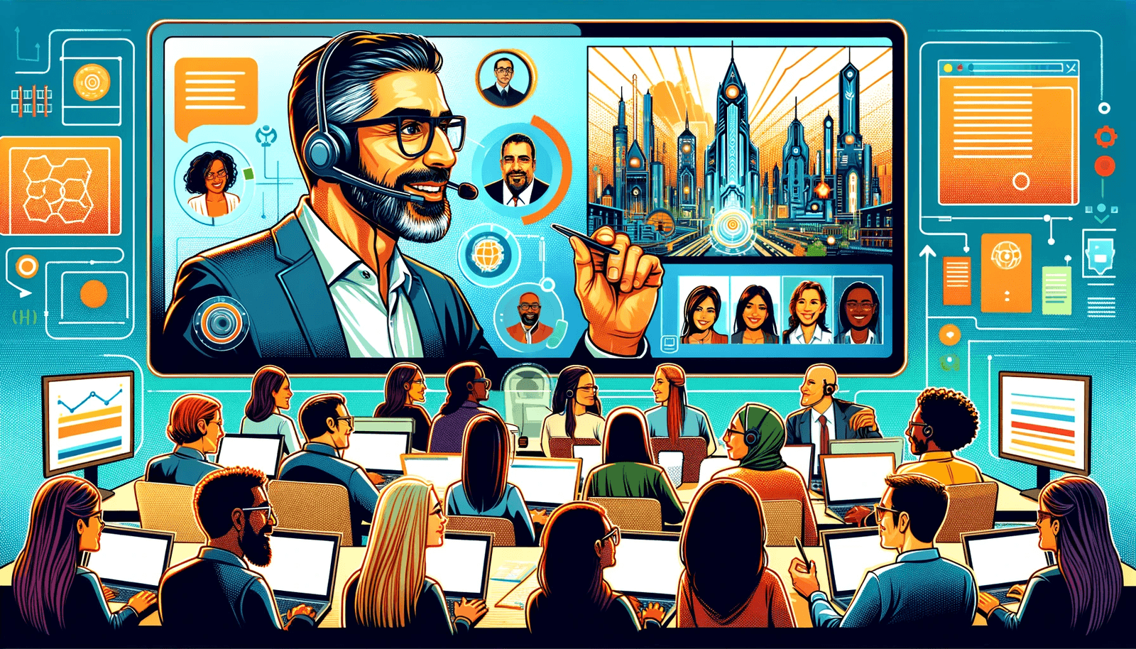 A leader explains his vision as part of how to manage offshore team